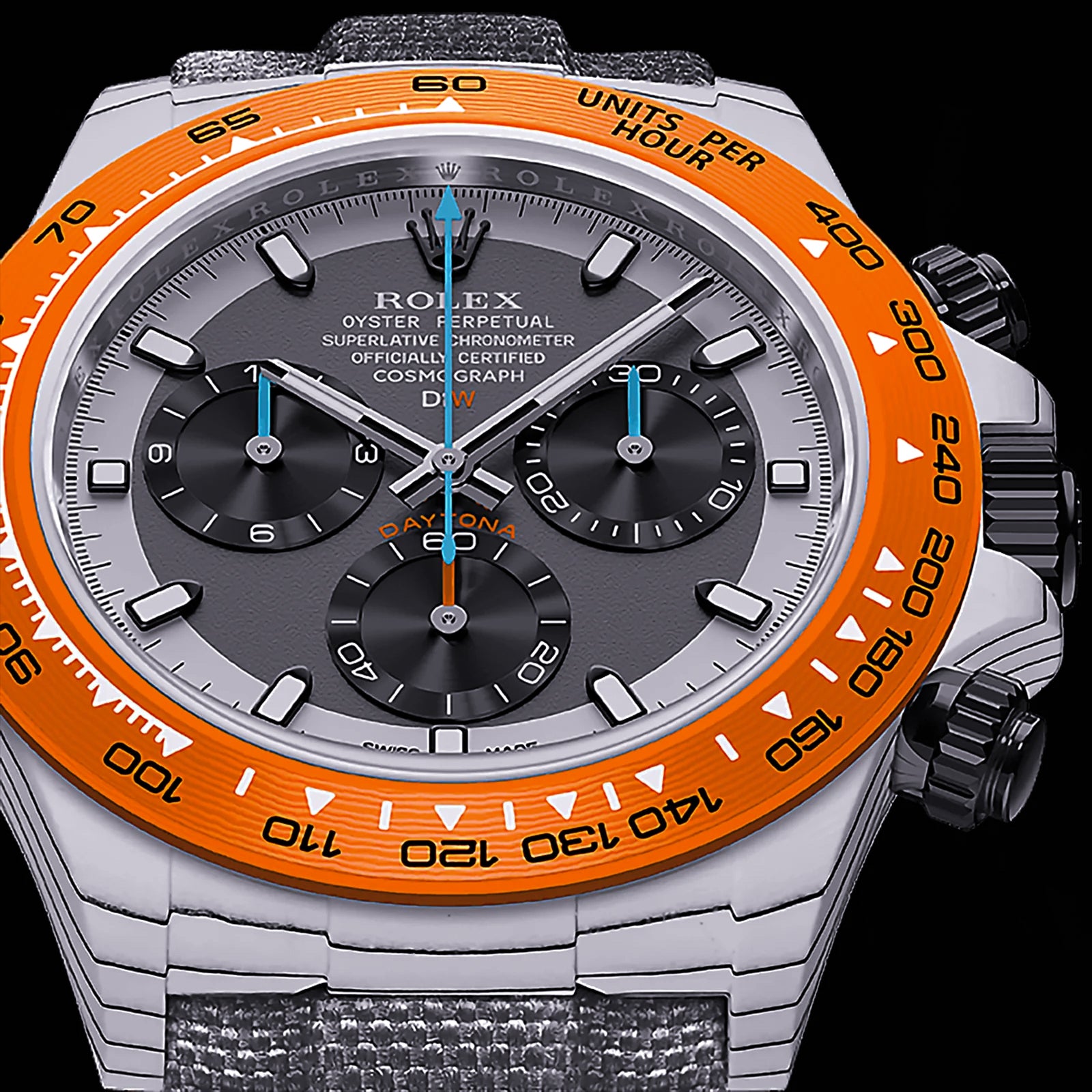 DiW Rolex Daytona OCELLARIS Quartz Fiber【1:1 Replica】