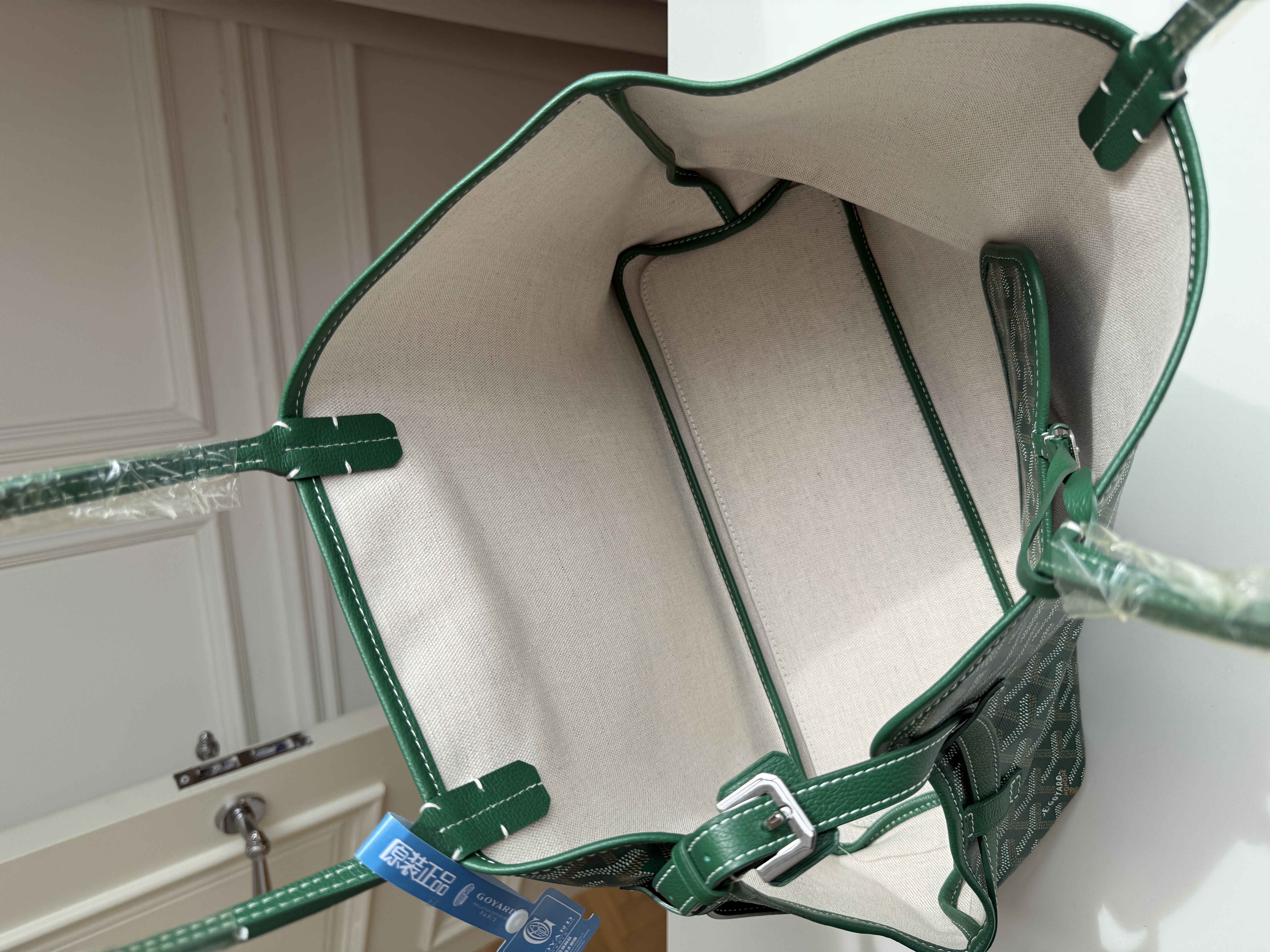 Goyard Chien-Gris Pet Tote Bag (Green)