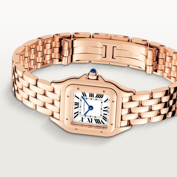 PANTHÈRE DE CARTIER WATCH Small model, quartz movement, rose gold【1:1 Replica】