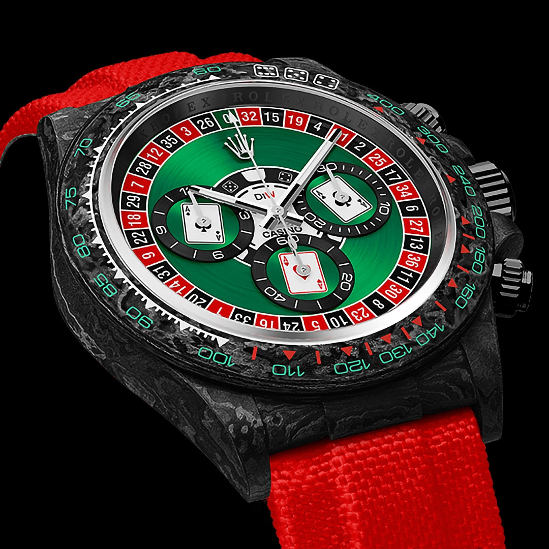 DiW 41mm Rolex Daytona LUCKY PLAYER (CASINO) 41mm【1:1 Replica】