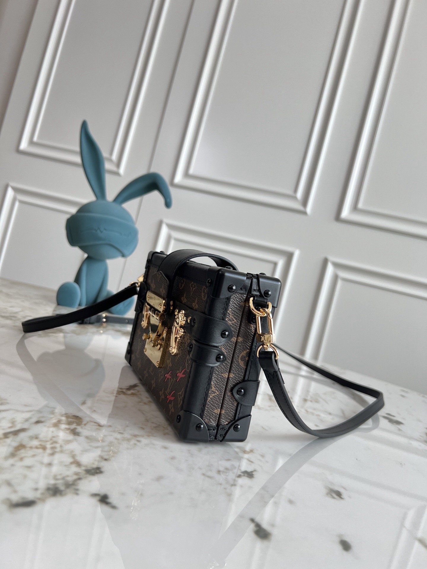 LV Petite Malle Monogram Canvas Bag Top Quality