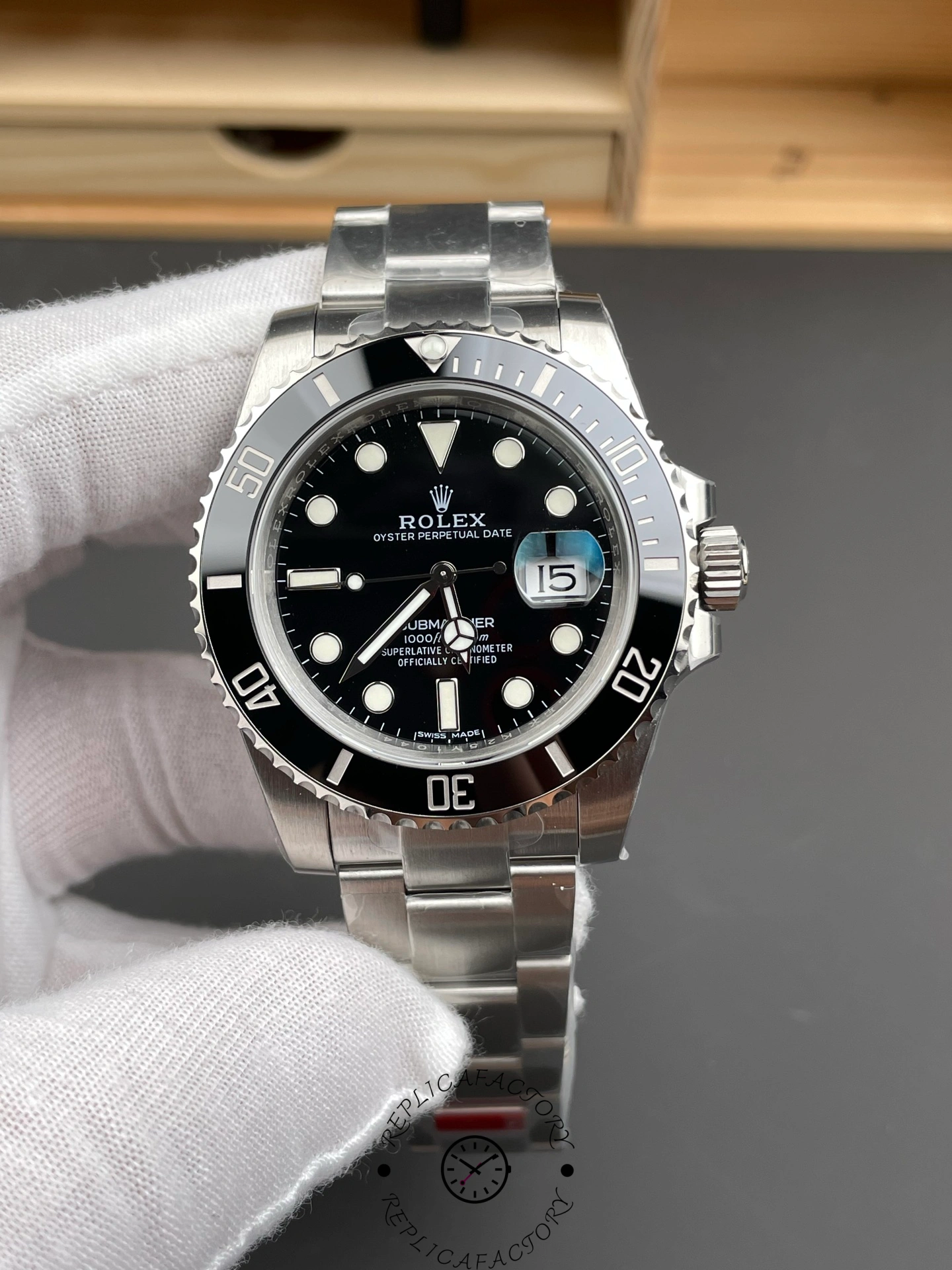 Rolex Submariner 126610LN 0001 Stainless steel Black Dial 41mm Mens Replica Watch