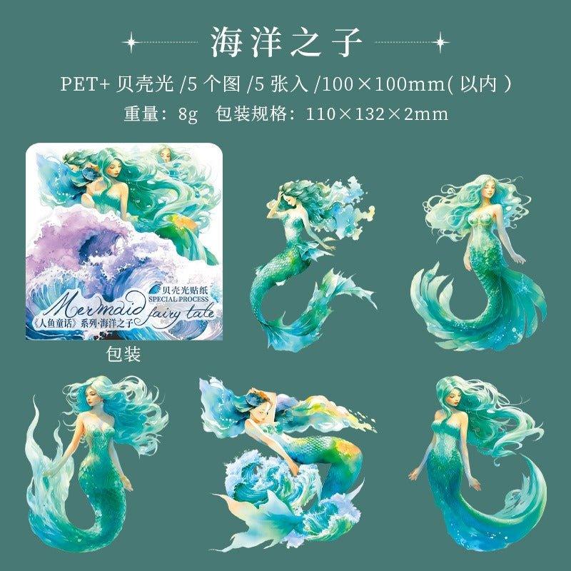 1099 Stickers Mermaid Fairy Tale Series