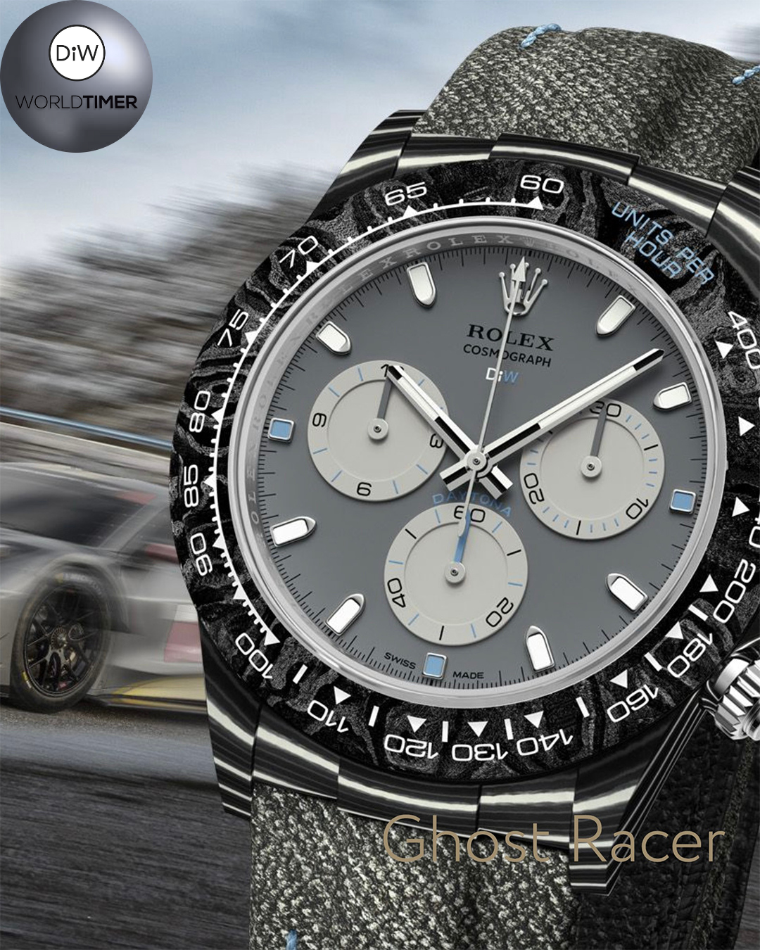 Rolex DiW Daytona CarboQuartz 