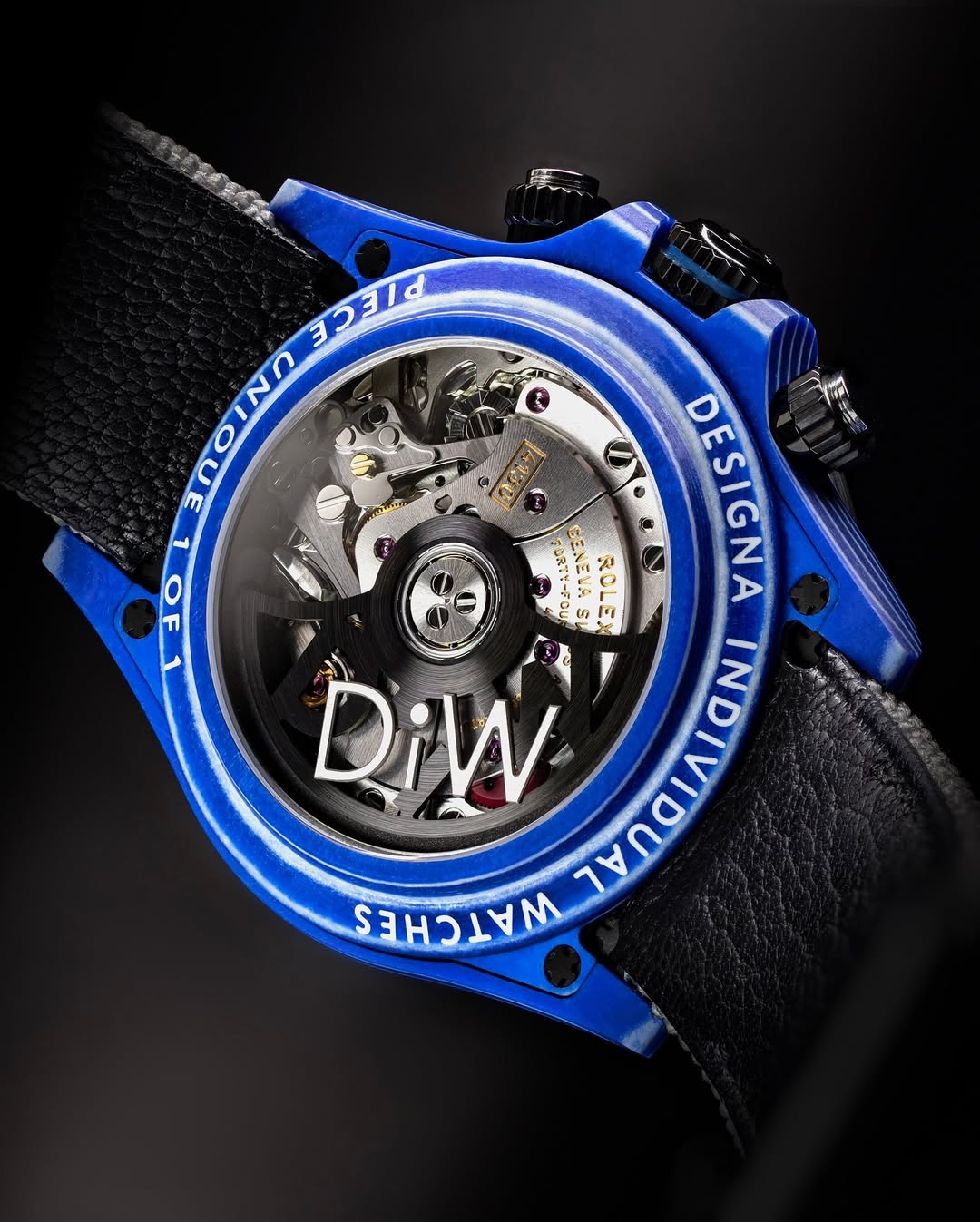 Rolex DiW Daytona Liquid Titanium Dial CarboQuartz【1:1 Replica】
