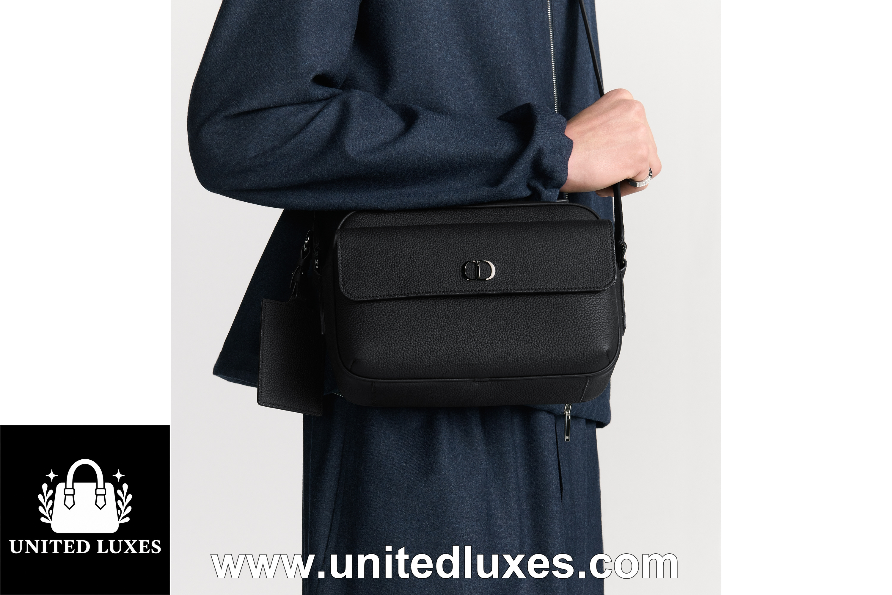 Replica CD Icon Zipped Messenger Bag