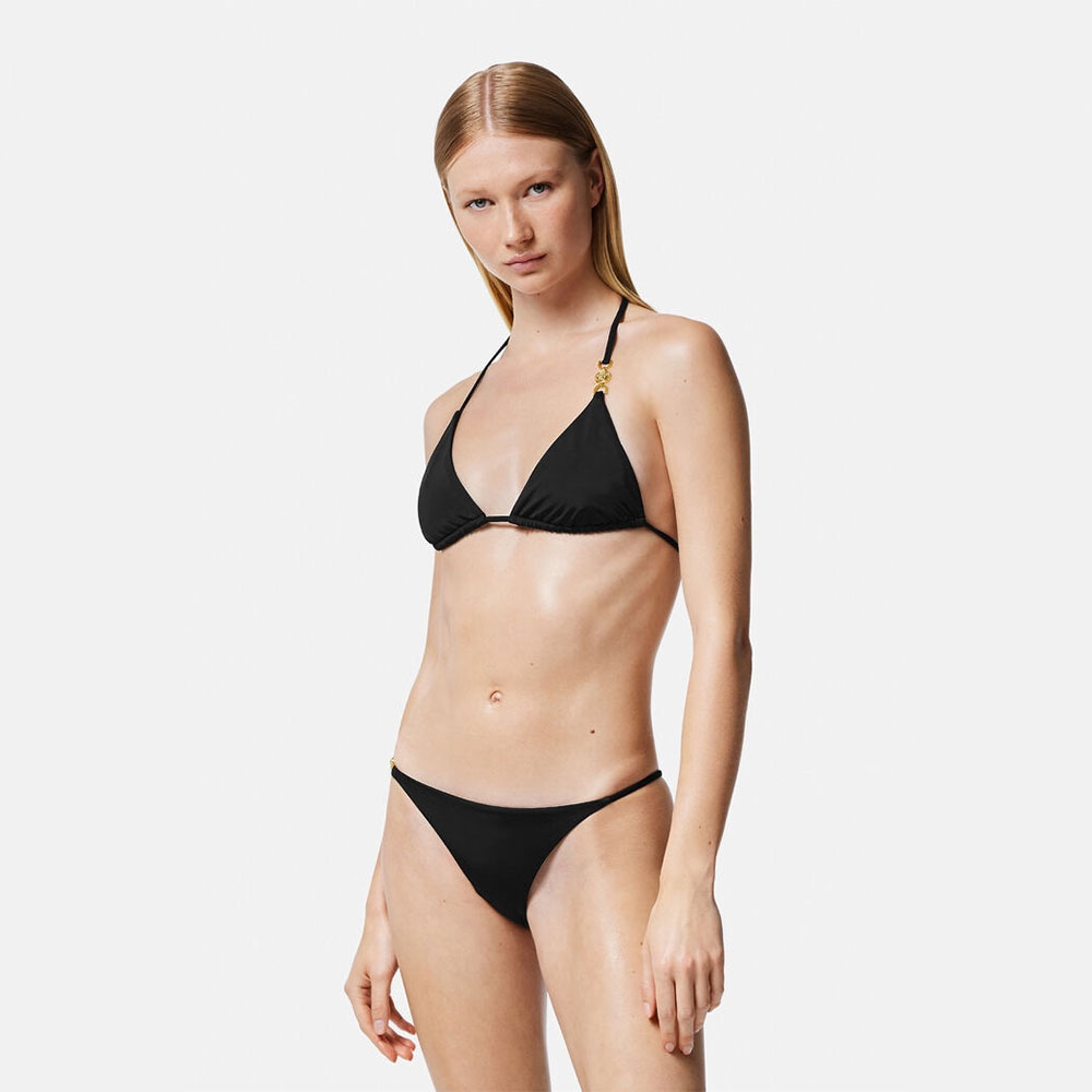 Versace   Buckle Style Split Swimsuit Swimwear