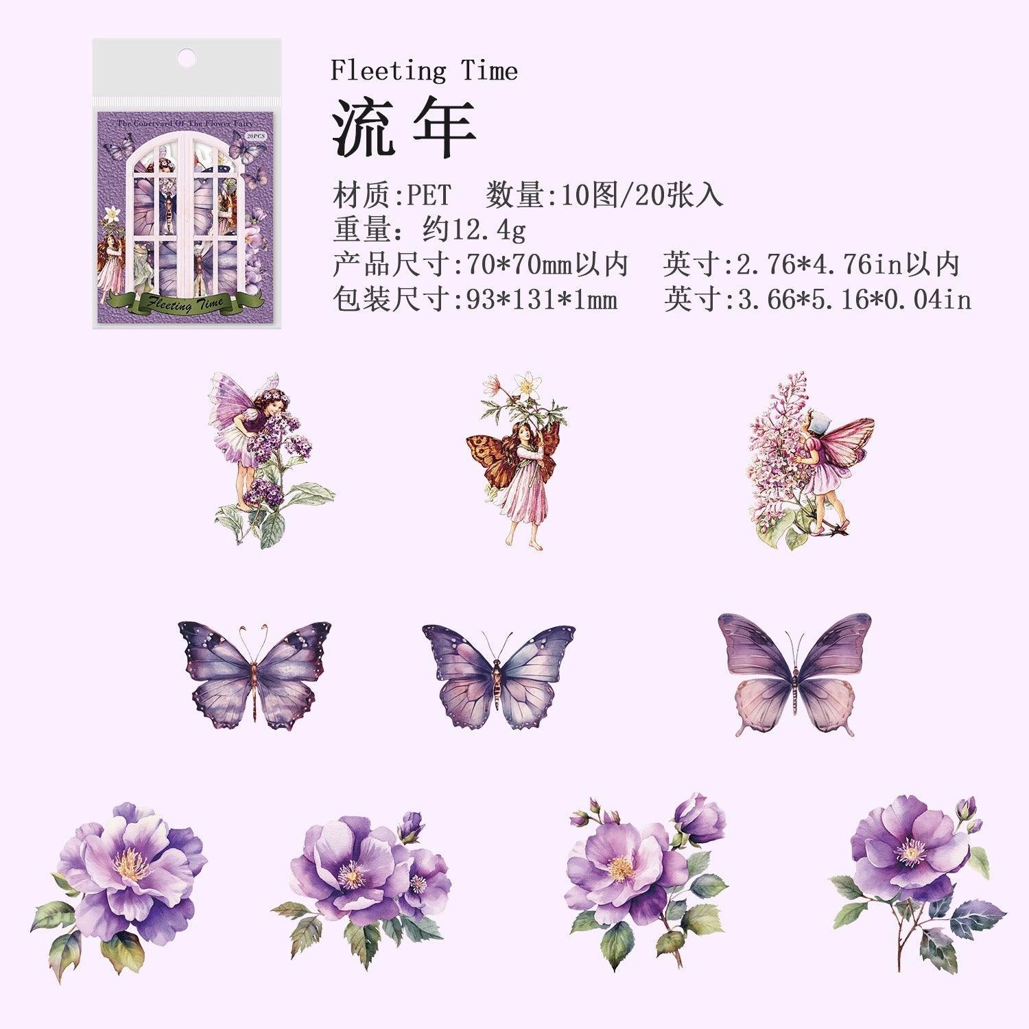 1118 Stickers Flower Fairy Garden Series