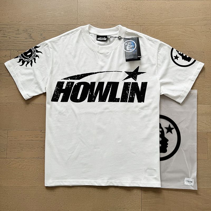 Hellstar HOWLINK Logo Tee White Color