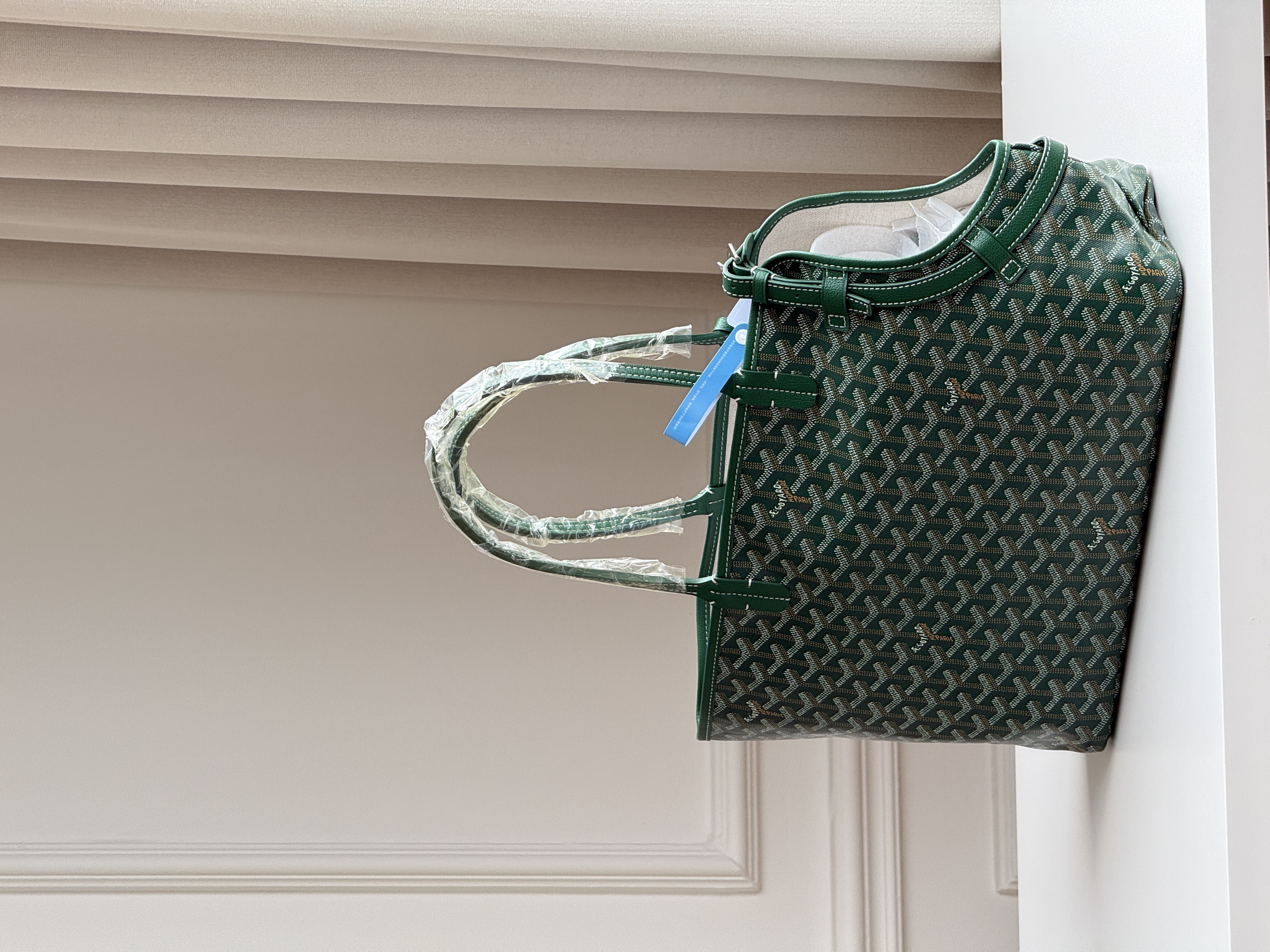 Goyard Chien-Gris Pet Tote Bag (Green)