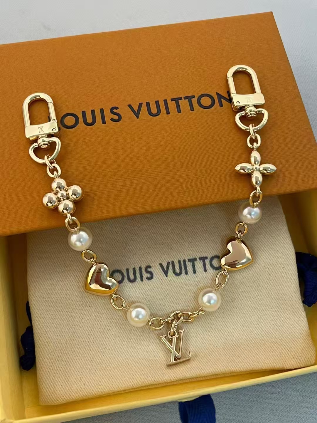 LV Bagchain Keychain