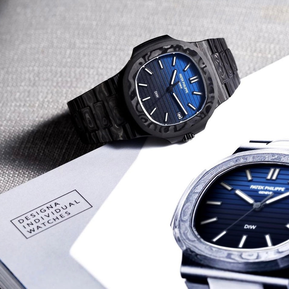 Carbon DiW Patek Philippe Nautilus 5711 BLACK GRAIL G-BLUE【1:1 Replica】