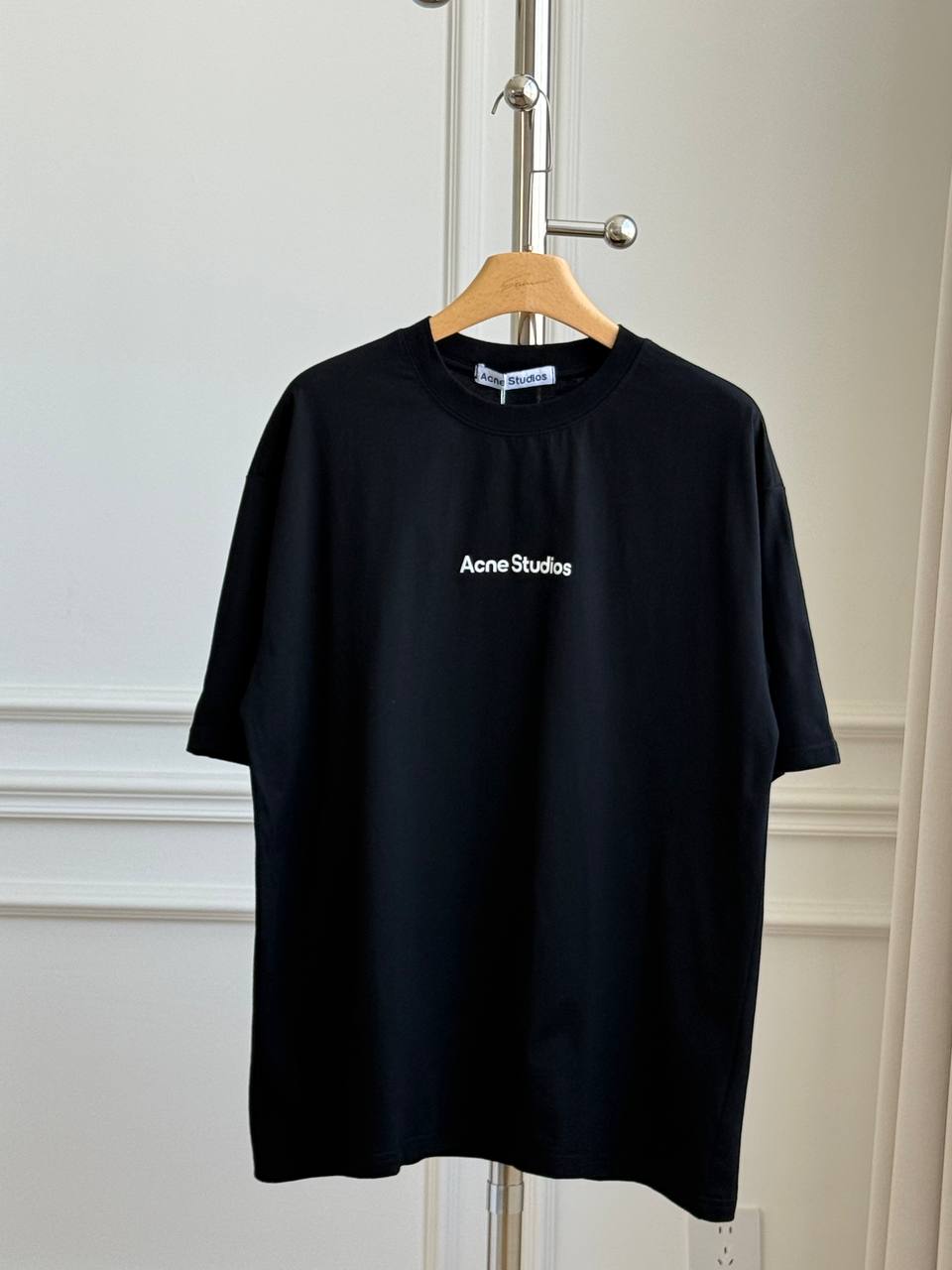 Acne Studios Logo Print Crew Neck T-Shirt