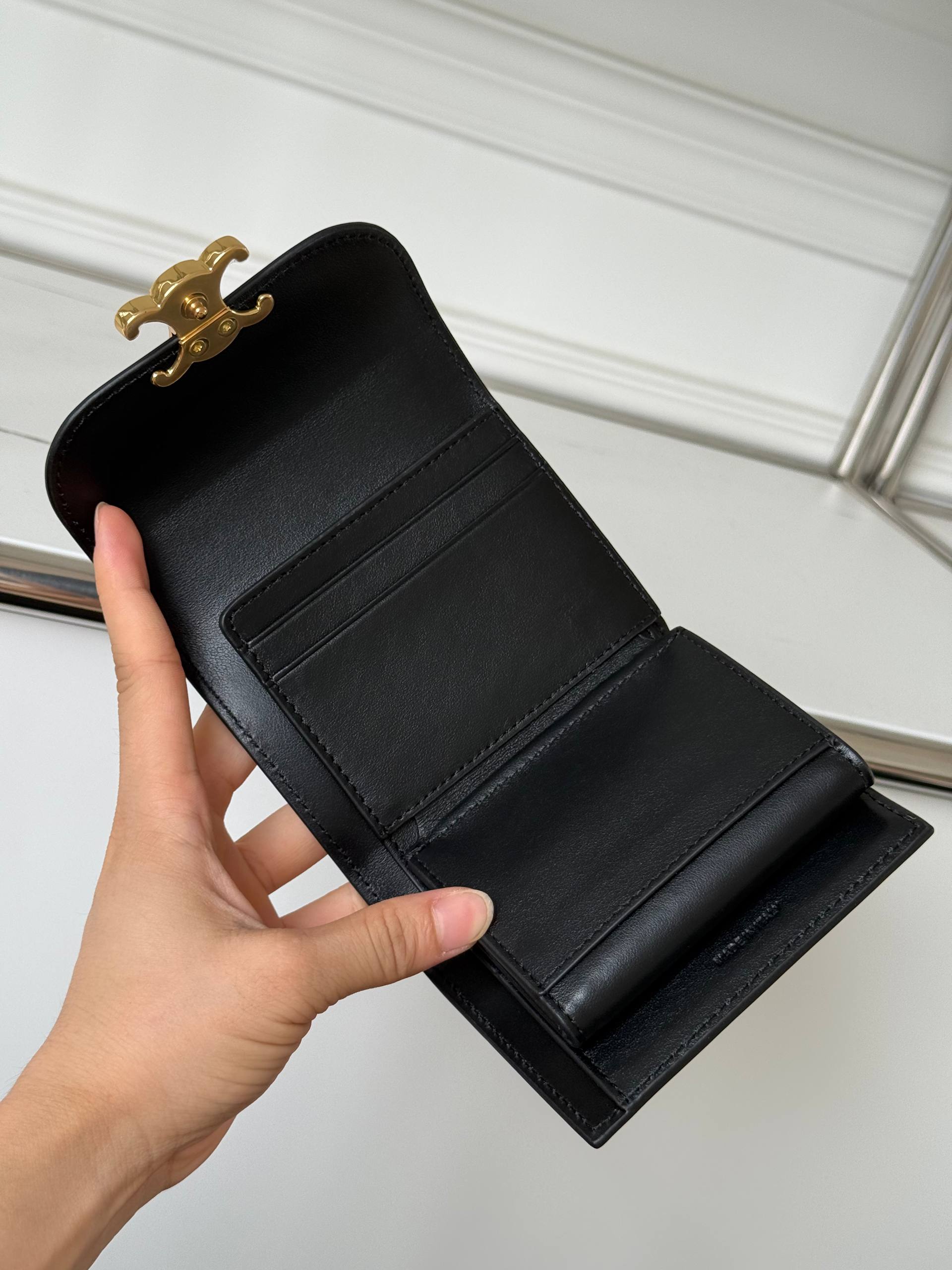Celine Triomphe Compact Wallet