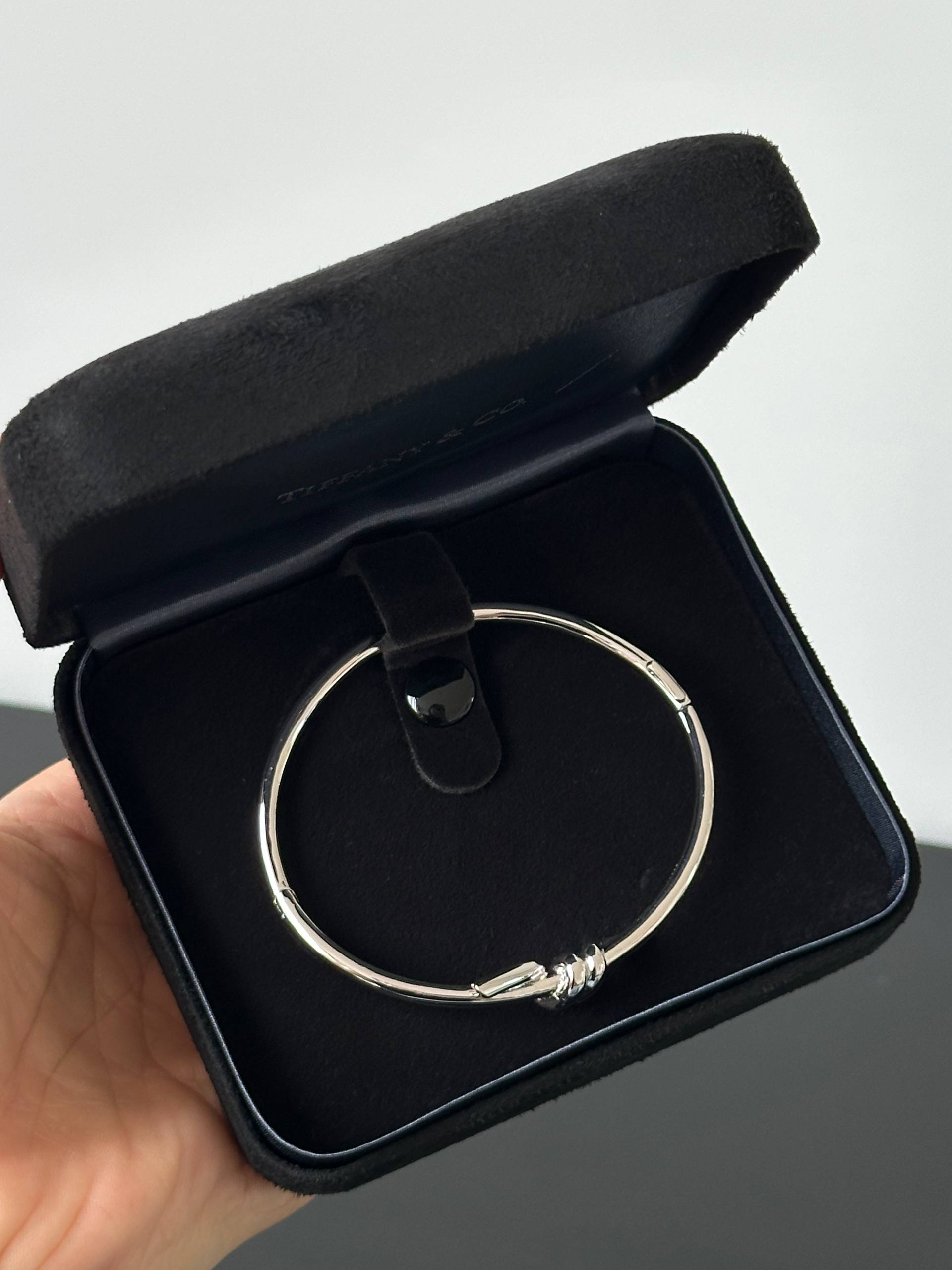 Tiffany & Co. Knot Bangle in Sterling Silver