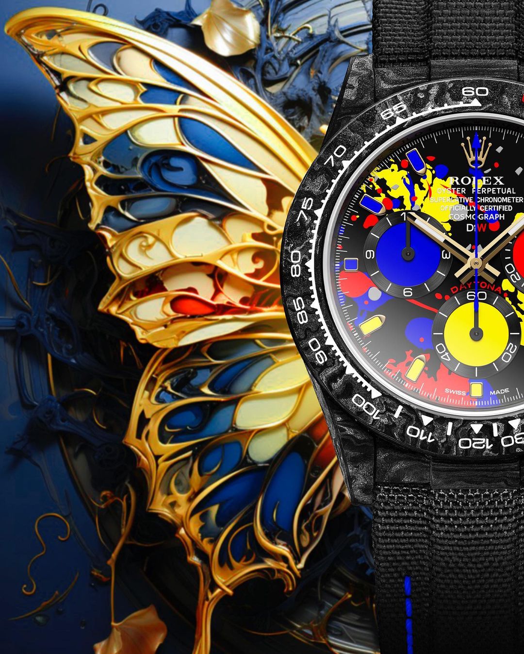 NTPT Carbon Rolex DiW Daytona “MOTLEY 3D
