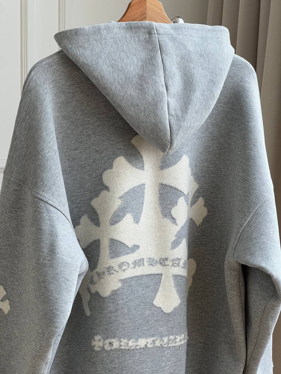 Chrome Hearts Cross Patch Embroidered Hoodie