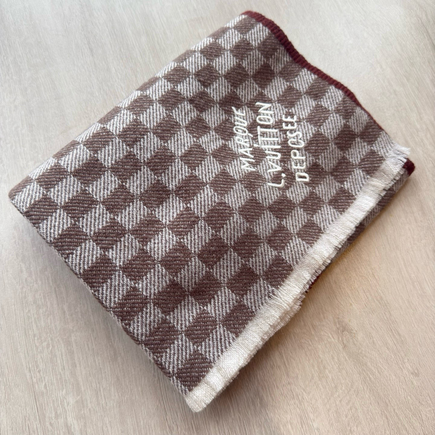LV  silk wool scarf