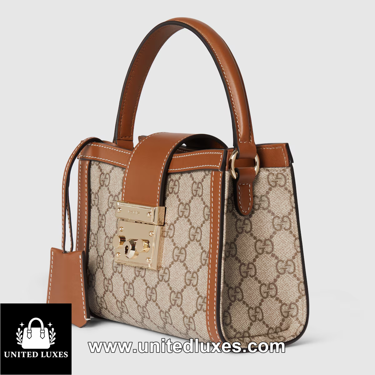Replica Padlock small top handle bag