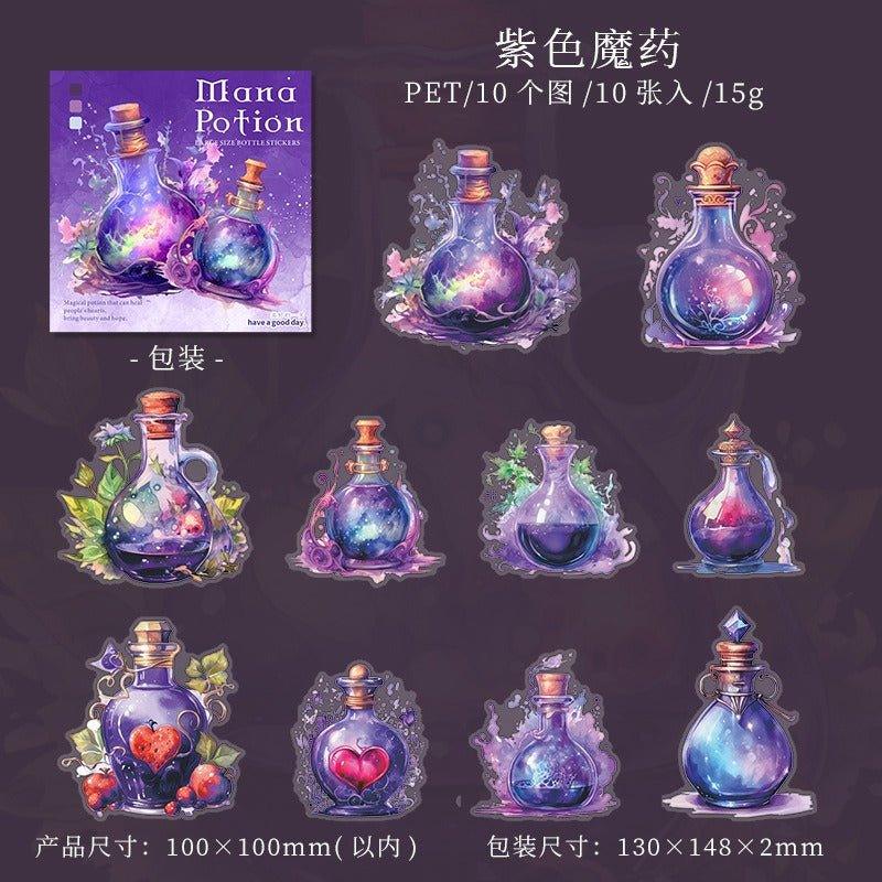 1037 Sticker Pack The Witch's Potion Collection