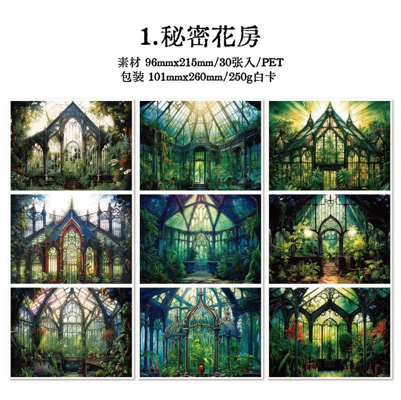 1176 PET Stickers Secret Land Series