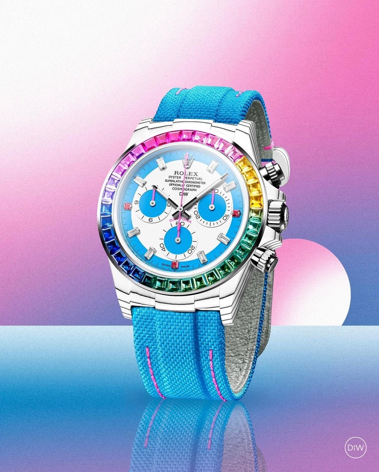 DiW Rolex Daytona RAINBOW S【1:1 Replica】