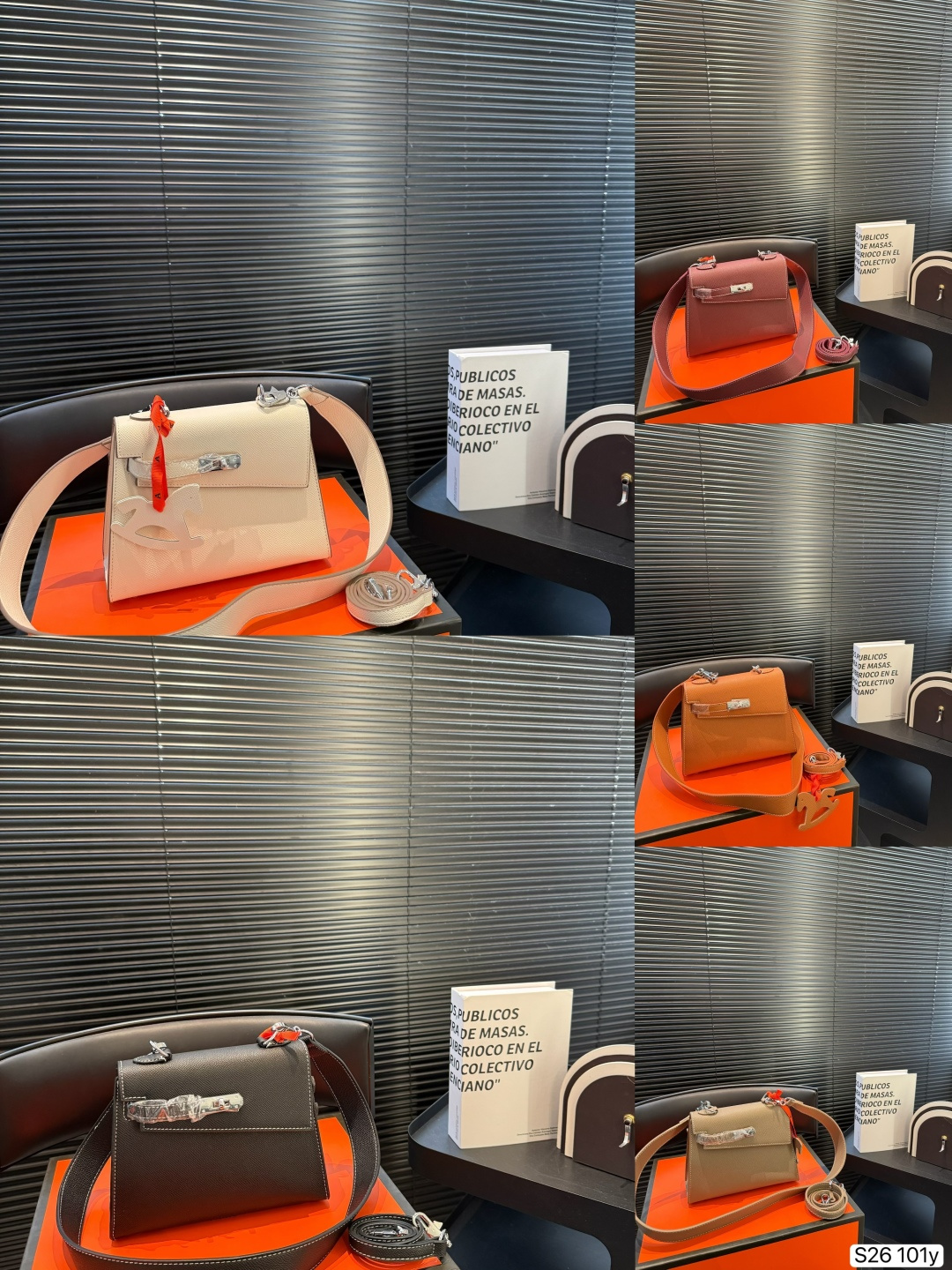 Hermès Kelly Milkshake White with Silver Hardware