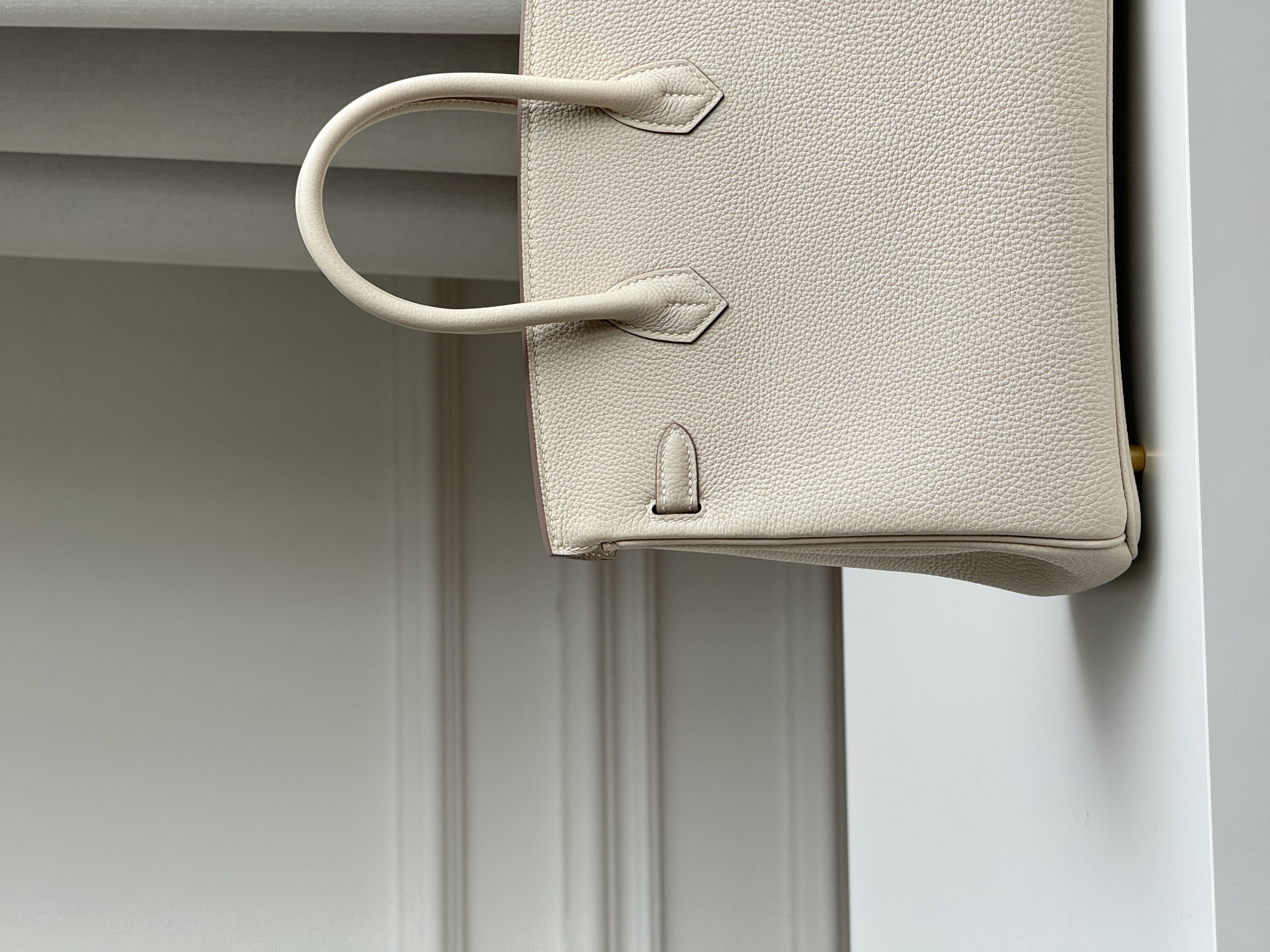 Hermès Birkin Elephant Grey Togo Leather Gold Hardware Handbag