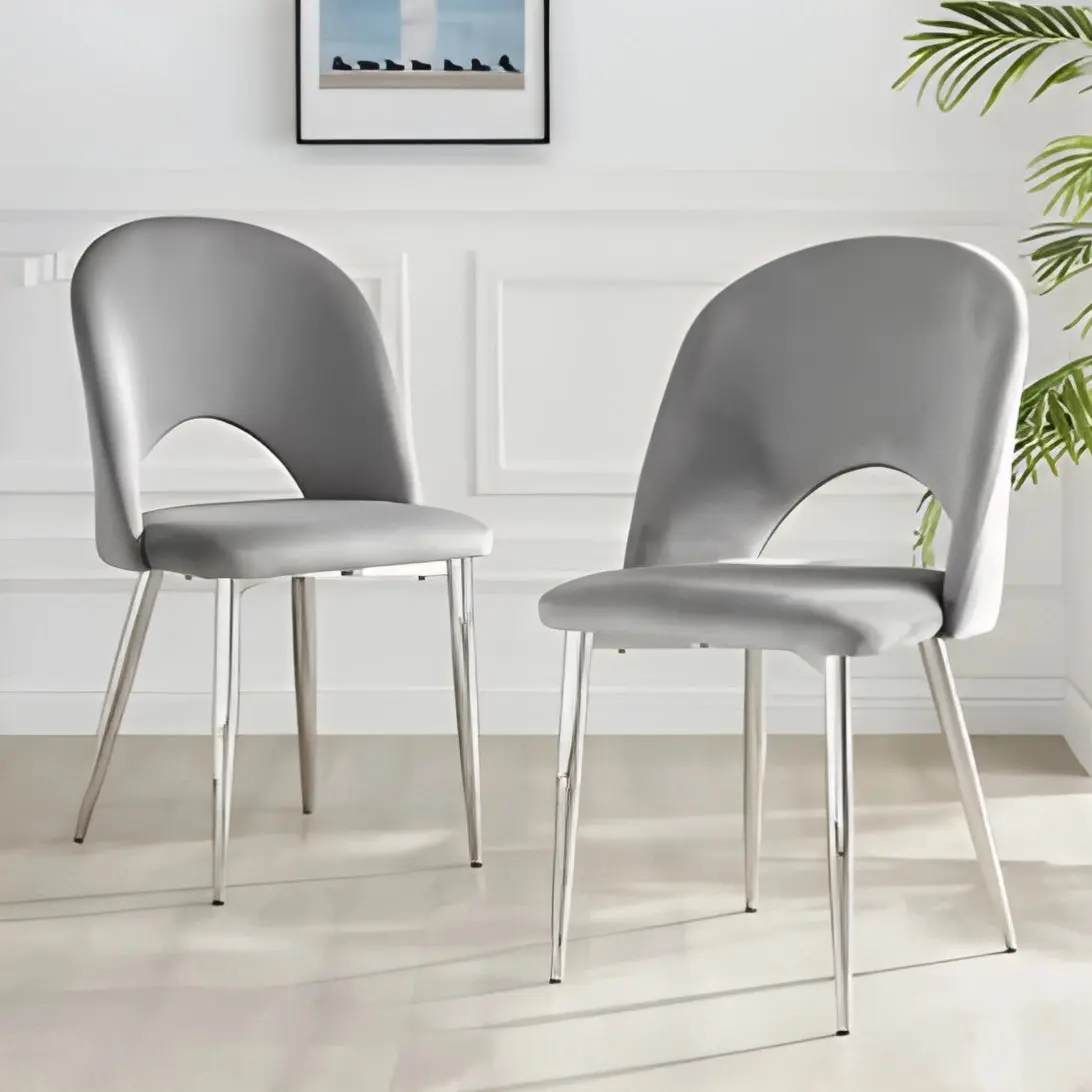 Huda - Chaise de salle à manger - Par lot de 2
