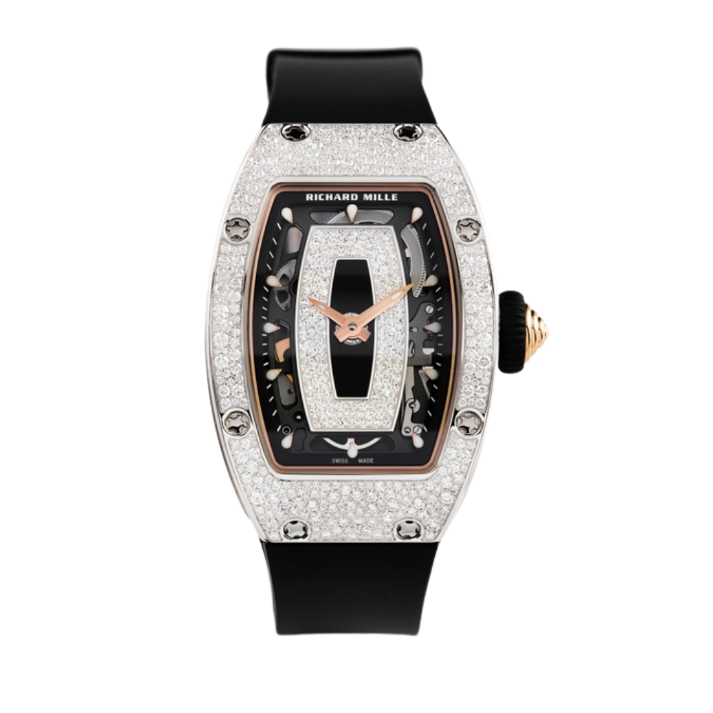 Richard Mille Ladies' White Gold Snow Diamond Set RM 07-01【1:1 Replica】