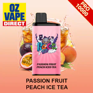 Passion fruit peach iced tea