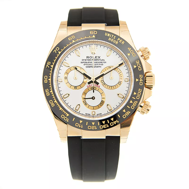 Rolex Cosmograph Daytona 116518LN 40mm 18ct Yellow Gold Automatic White Dial【1:1 Replica】