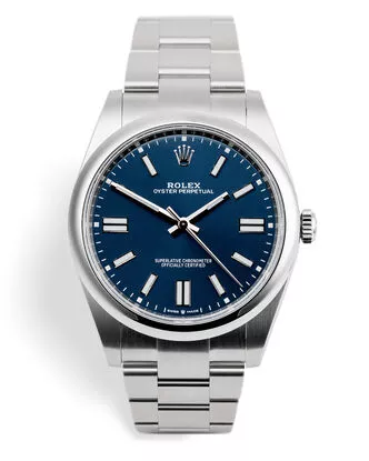 Rolex 124300 Oyster Perpetual 41 'Bright Blue' Brand New【1:1 Replica】
