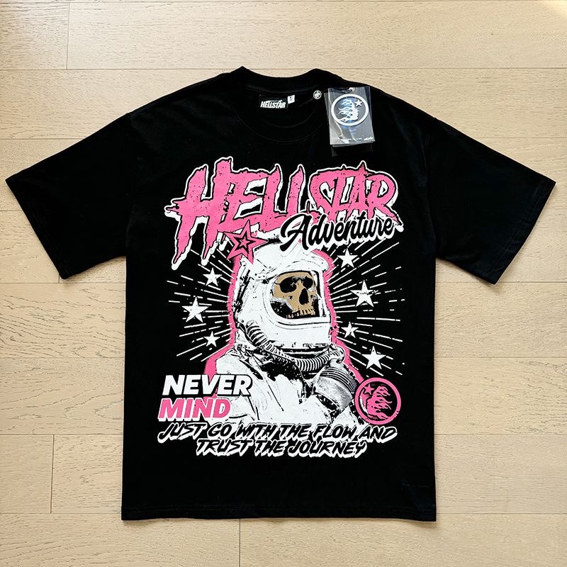 Hellstar Pink Logo Skull Tee 2 Colors