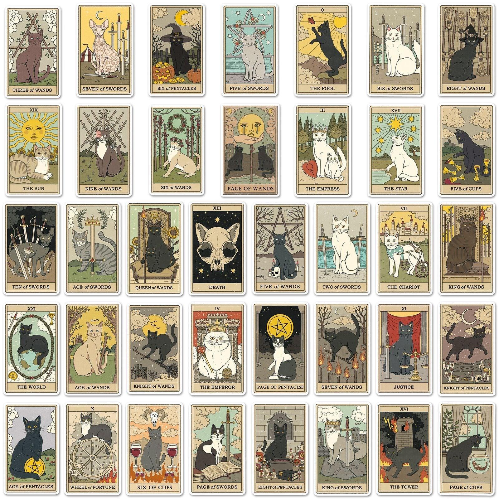 1047（78 Cat Tarot Stickers）