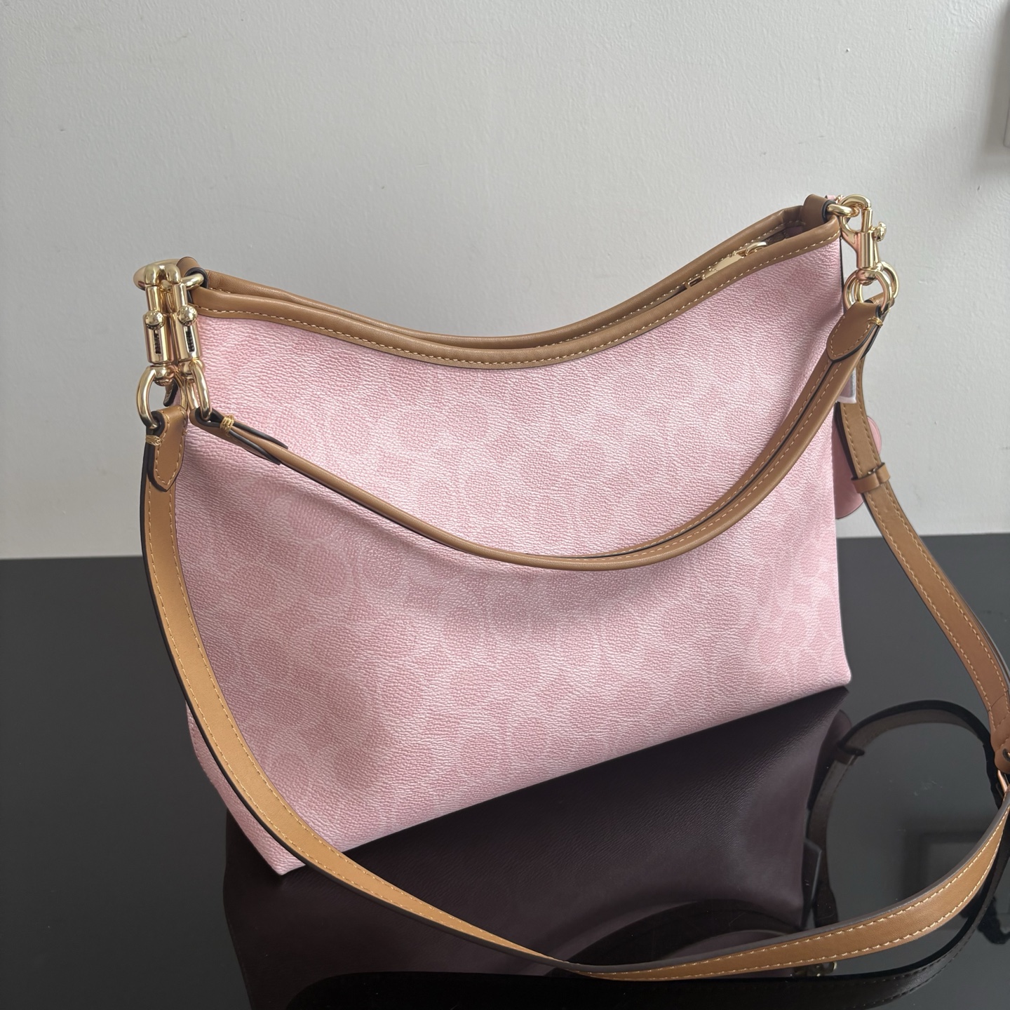 Women Handbag CEL12 Laurel Shoulder Bag In Signature Canvas With Charms