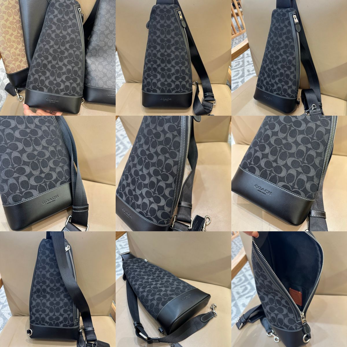 Men Handbag CY801 CY803 CY804 Dominic Backpack Chest Bag