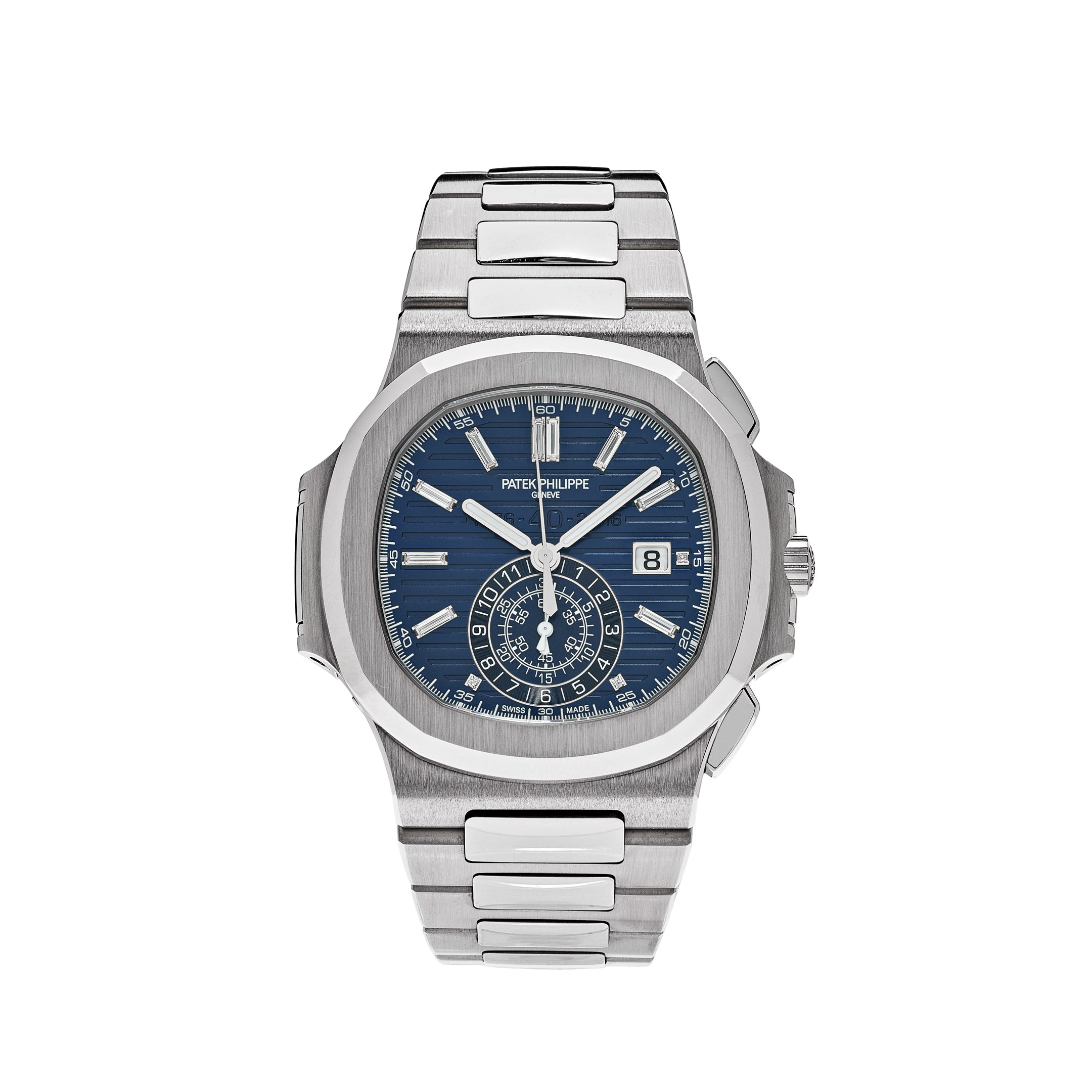 Patek Philippe Nautilus 40th Anniversary White Gold Blue Dial 5976/1G-001【1:1 Replica】