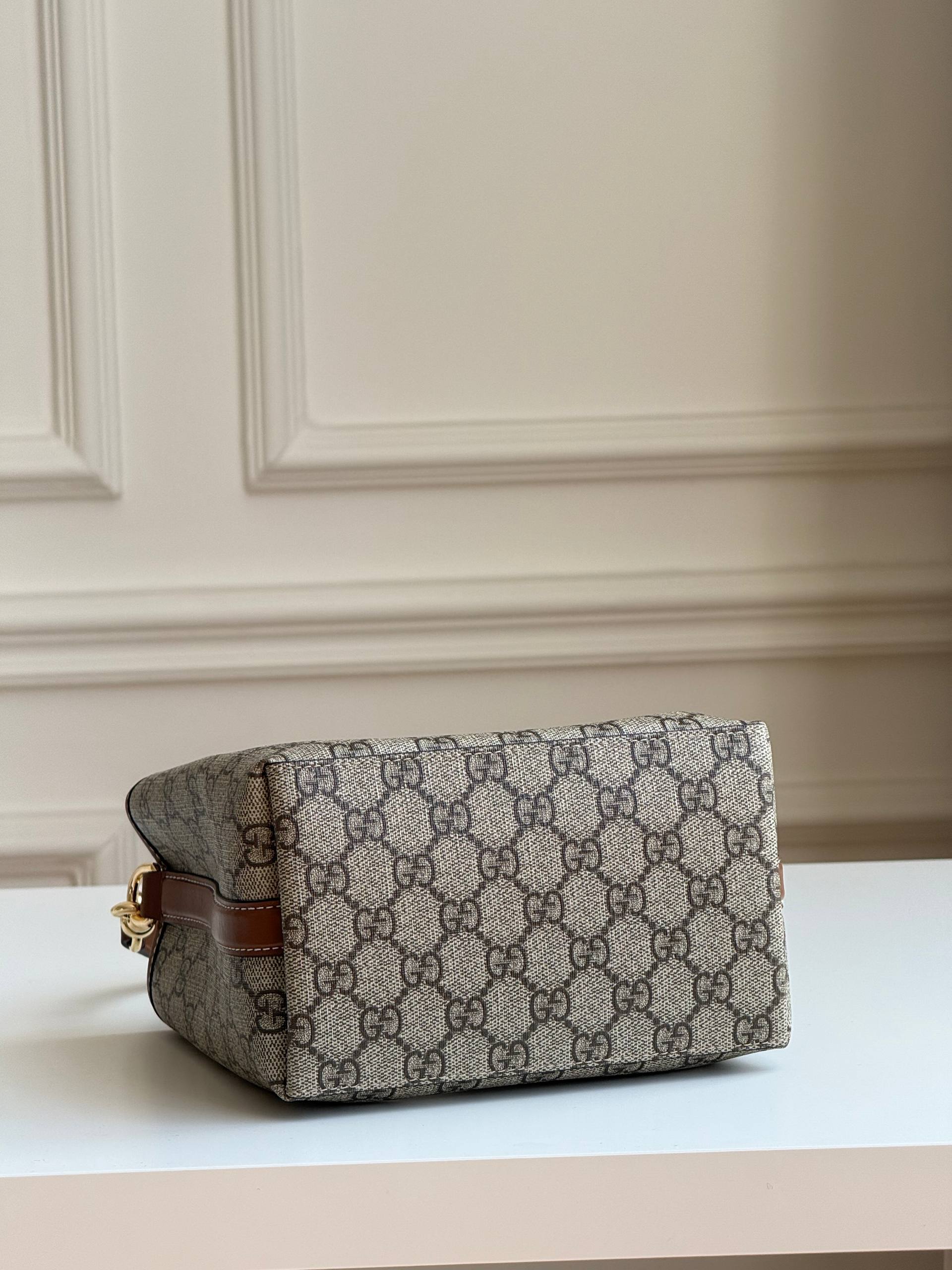 Gucci GG Emblem Bucket Bag