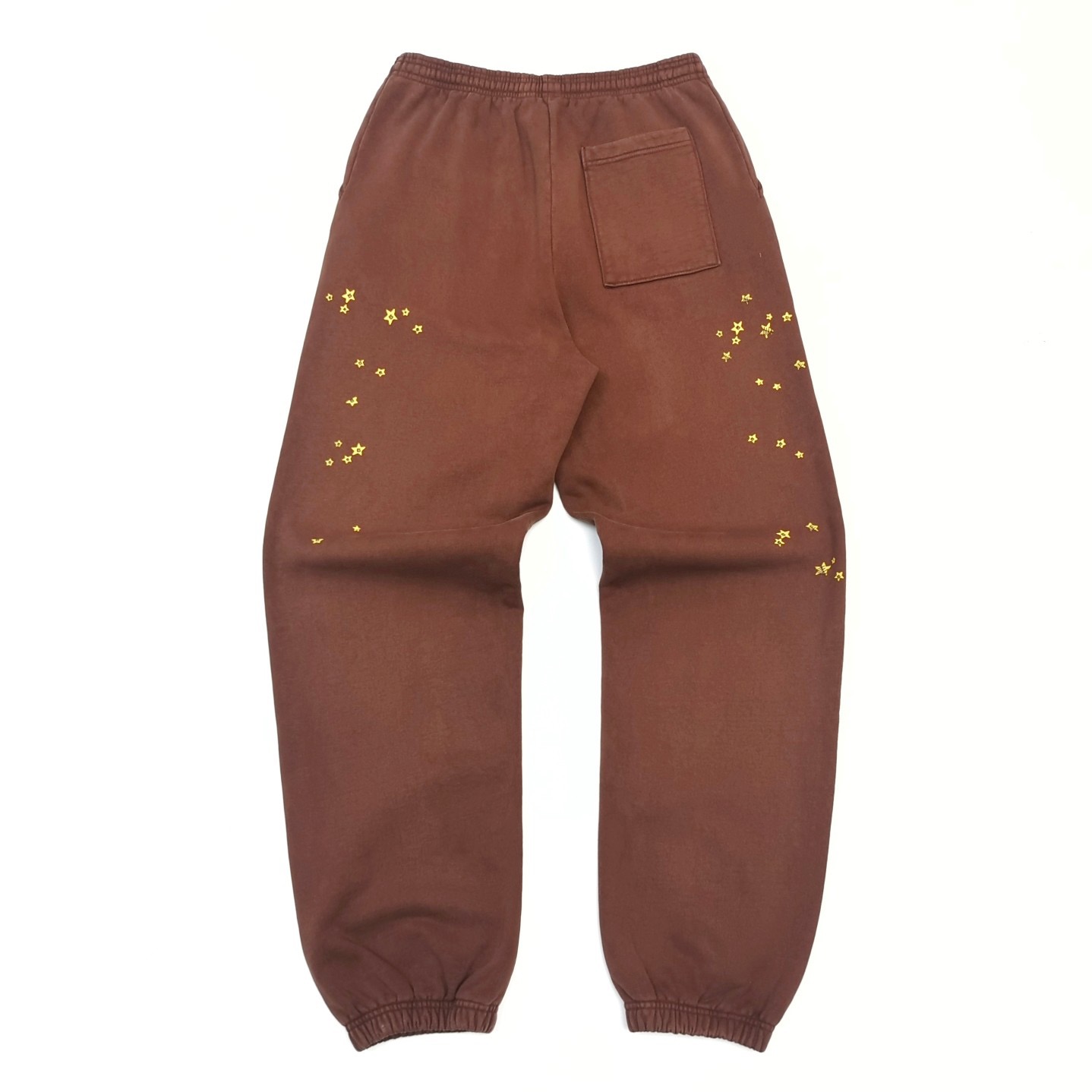 1:1 Best Quality Pink Logo Pants Brown Color