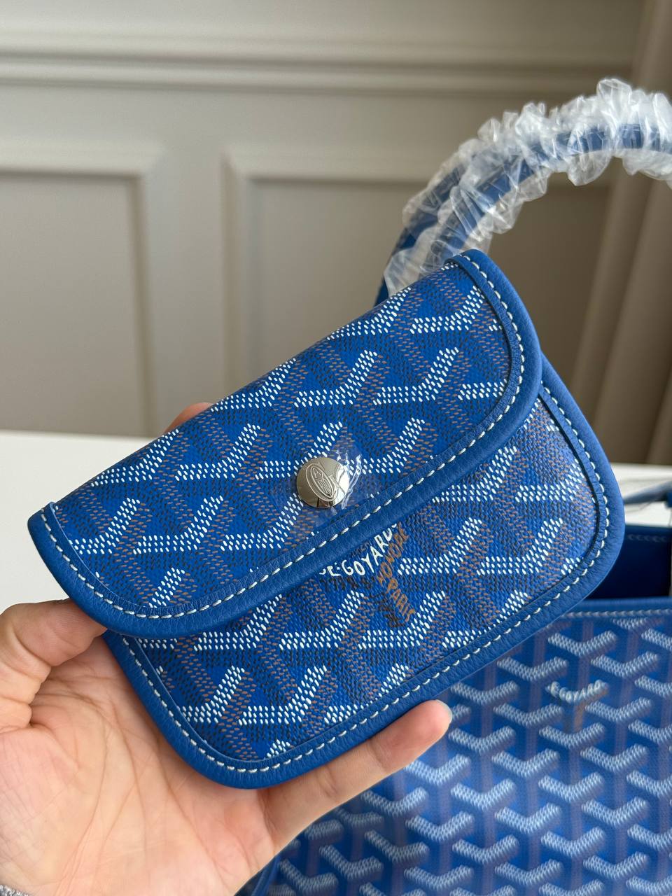 Goyard Saint Louis PM Tote Bag in Goyardine Canvas