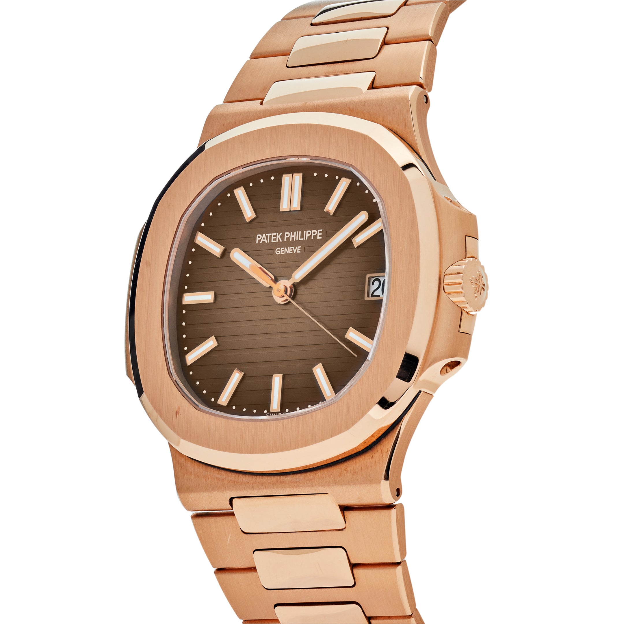 Patek Philippe Nautilus Rose Gold Chocolate Dial 5711/1R【1:1 Replica】