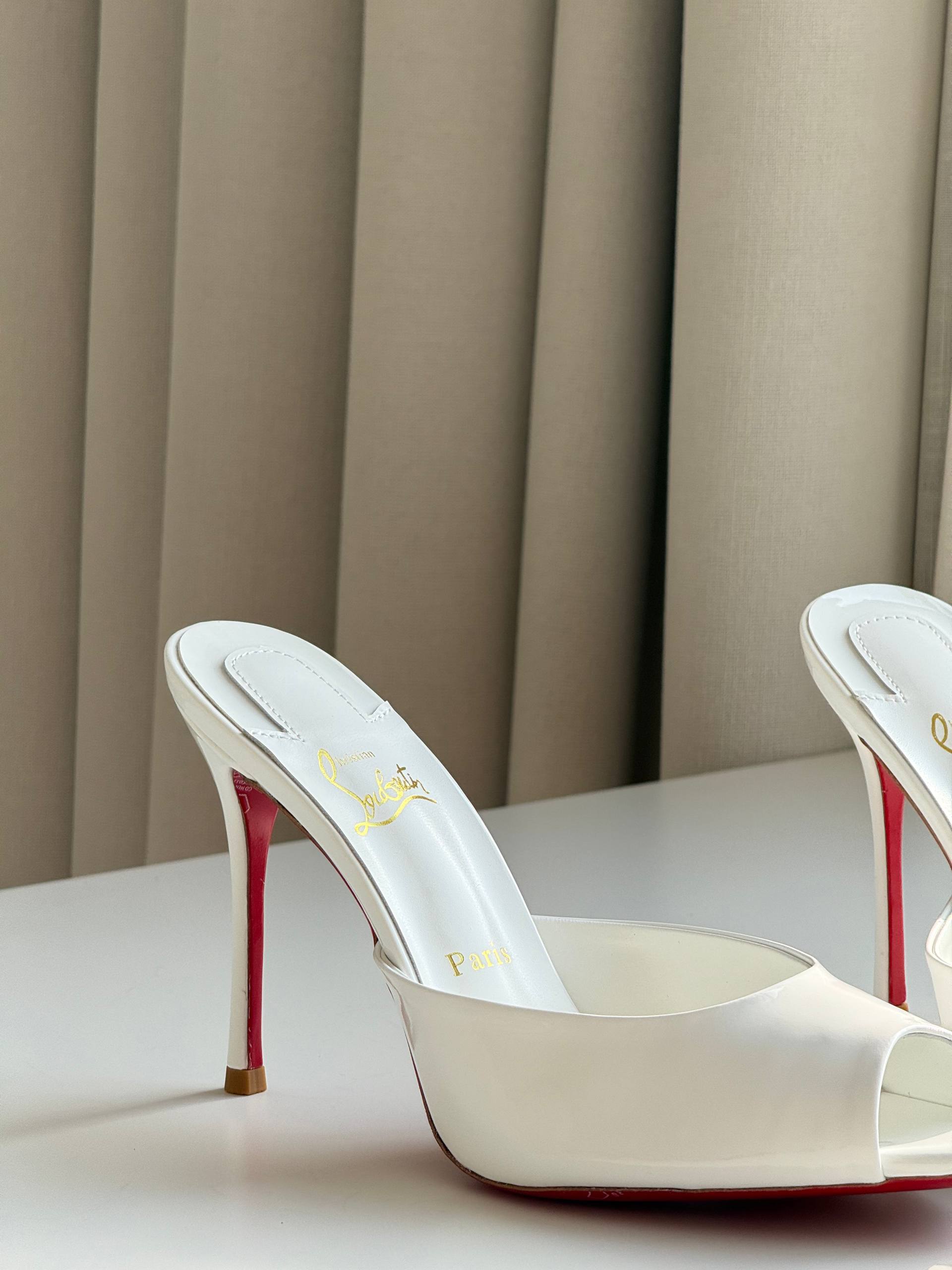 Christian Louboutin Me Dolly Peep-Toe Red Sole Mules