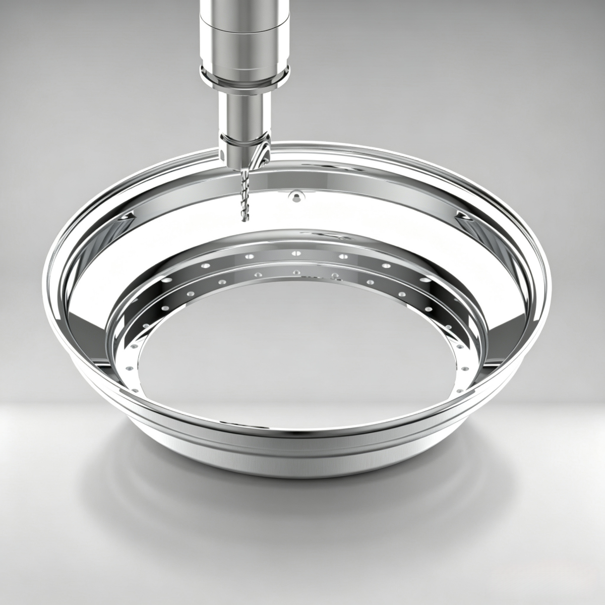Custom 16-18 Inch Triple Step Outer lip Straight Flange
