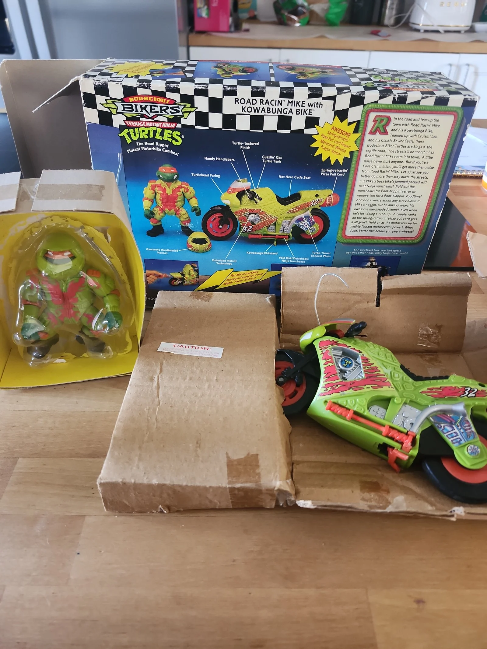1994 Bodacious Bikers TMNT Road Rippin 9BITL