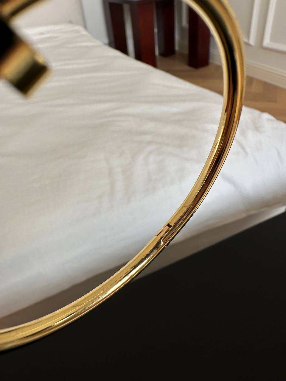 Cartier Love Plain Gold Screw Bangle Bracelet