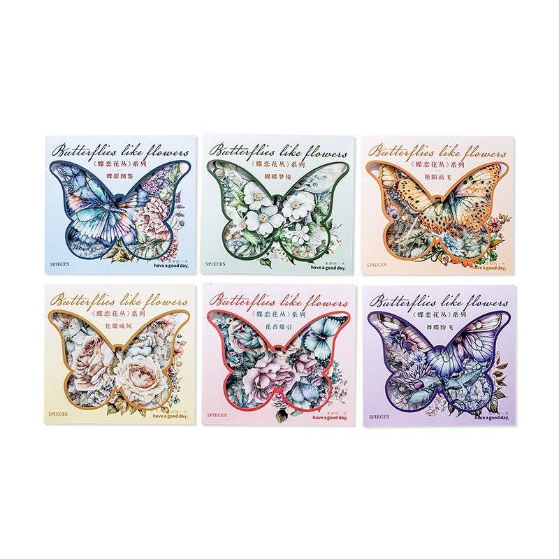 1161 Sticker Pack Butterfly Bush Collection