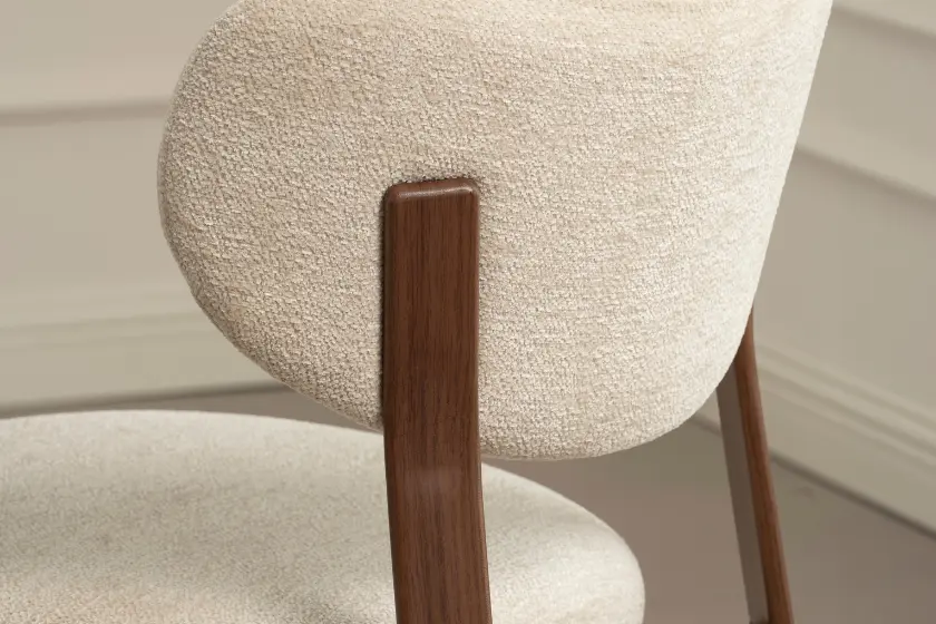 Chaise de salle à manger LUMA - 53 x 52 cm - Par Lot de 2