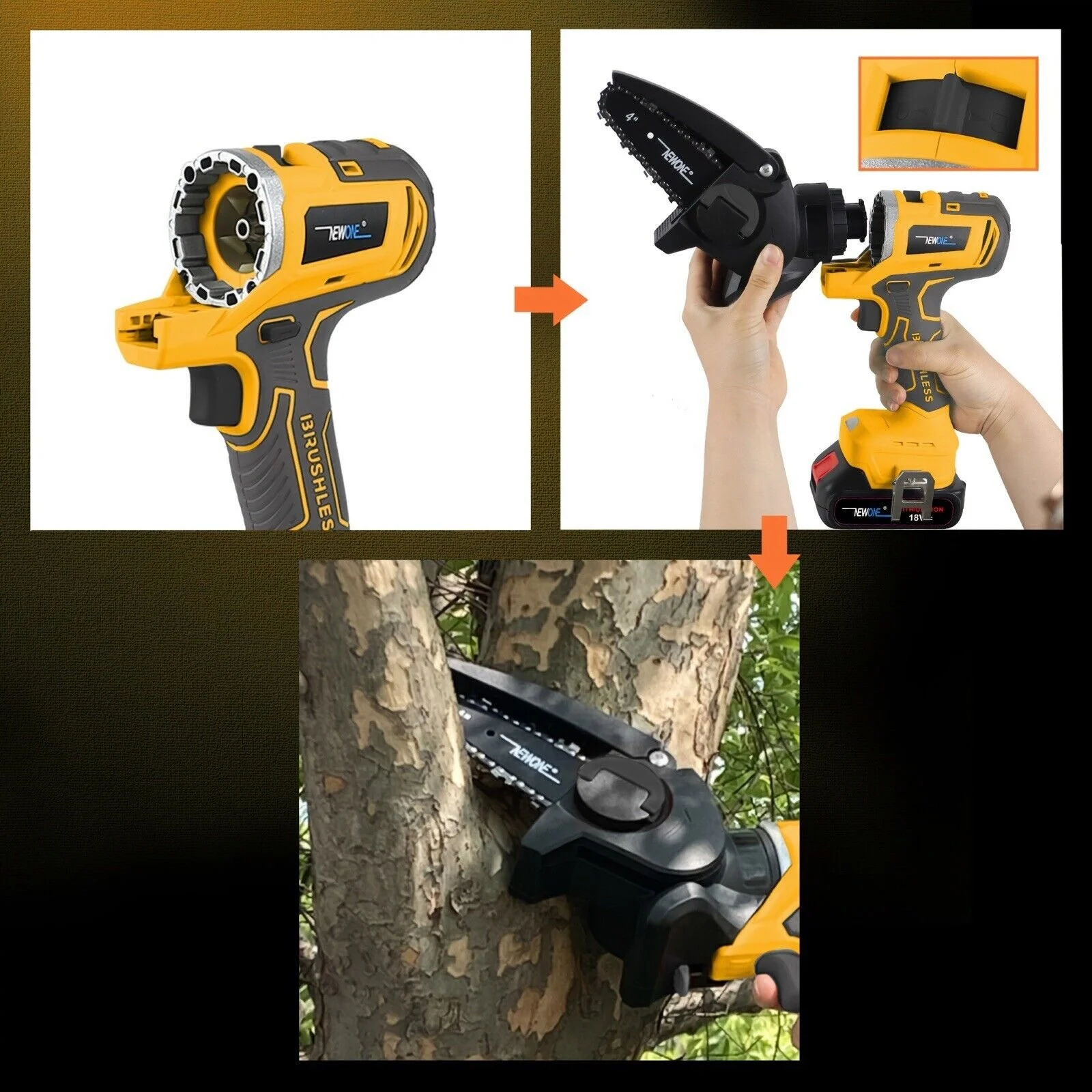 Newone 12 Power Tools Combo Kit, Drills, 69TS7