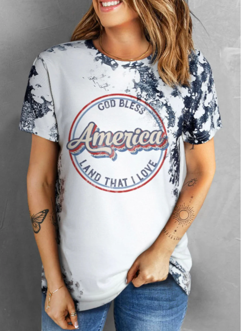 God Bless America tee